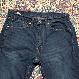 34x32 Levi's Dark Blue Jeans
